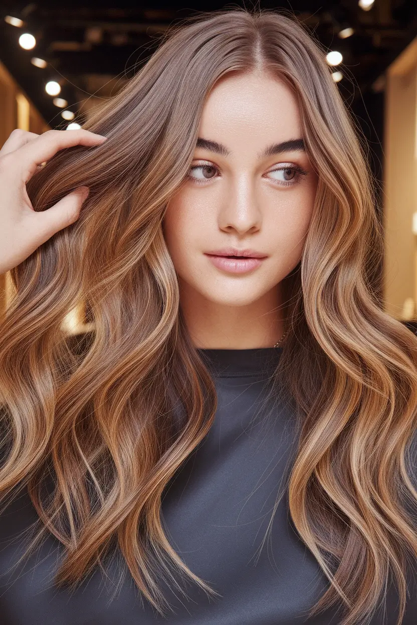 Best Fall Hair Color Trends for 2025 Dimensional Brunette Balayage