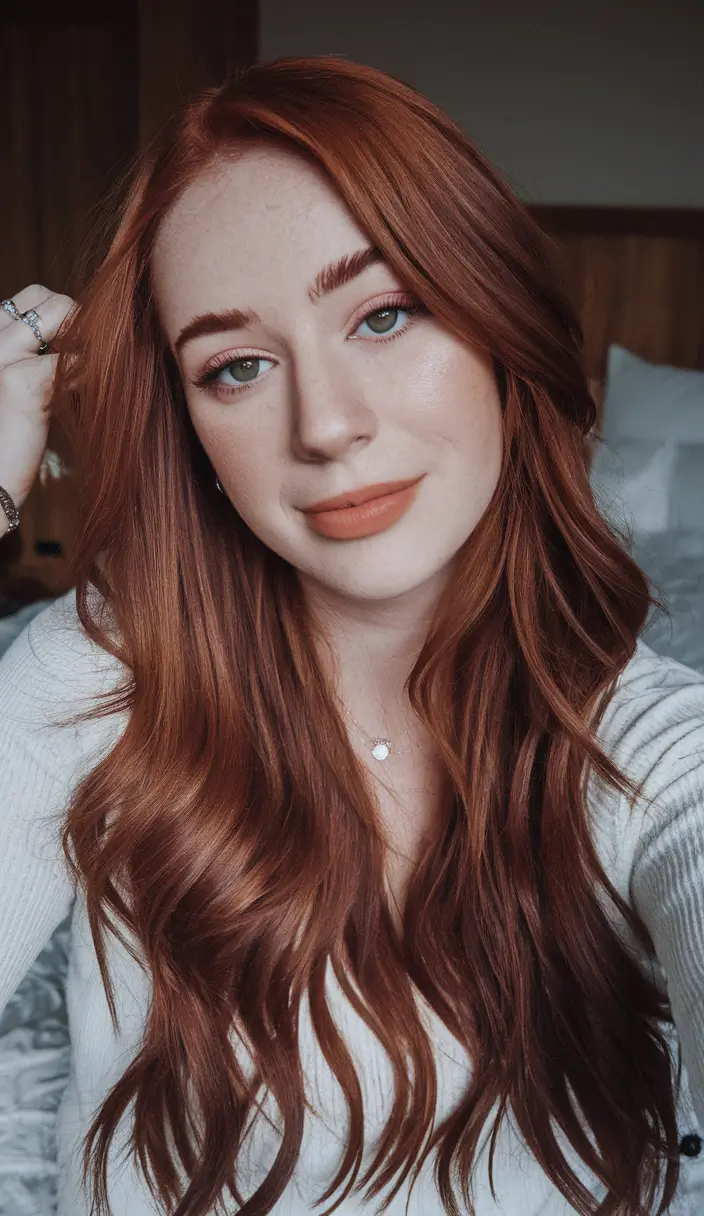 Best Fall Hair Color Trends for 2025 Rich Auburn Glow