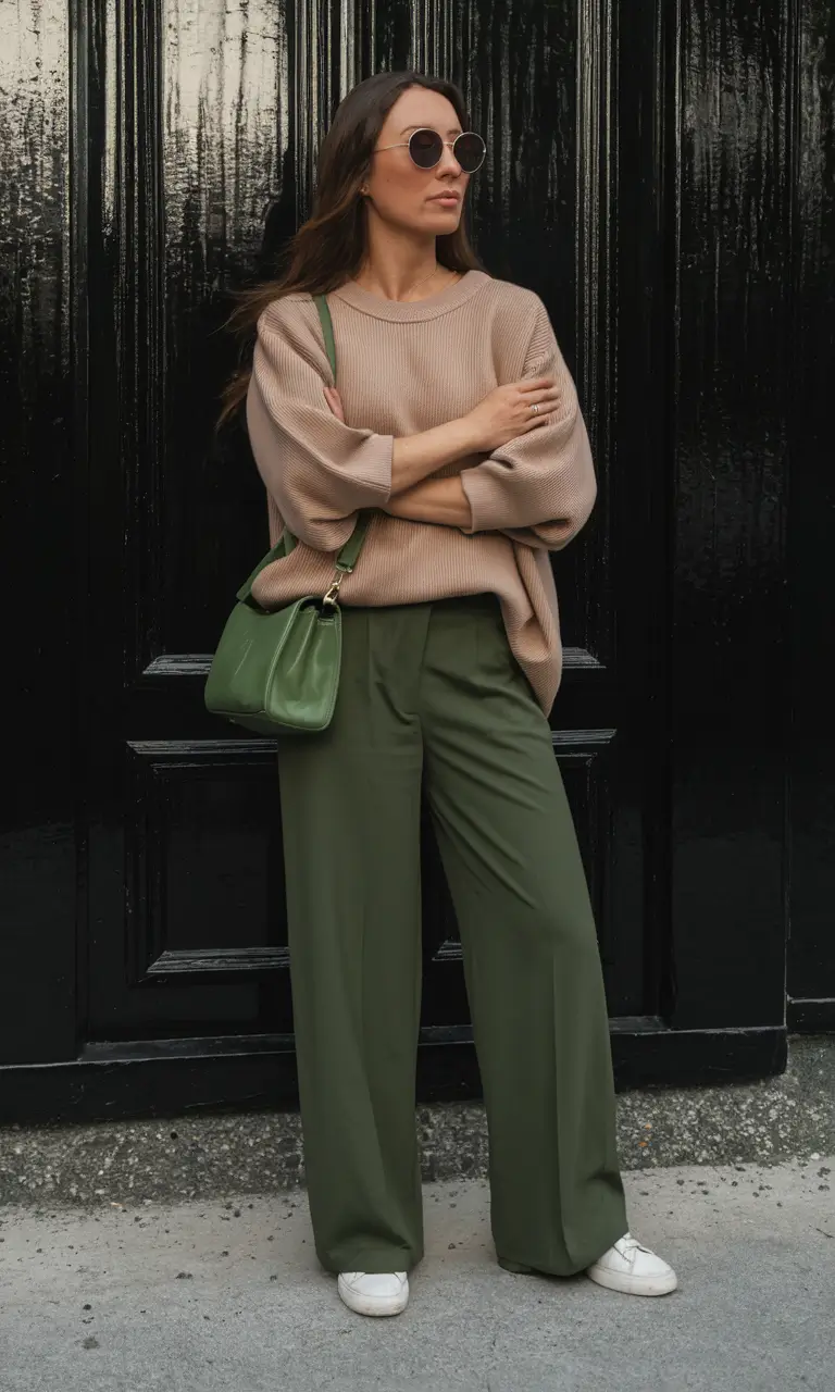 everyday fall outfits ideas 2025 Relaxed Earth Tones with a Chic Spin