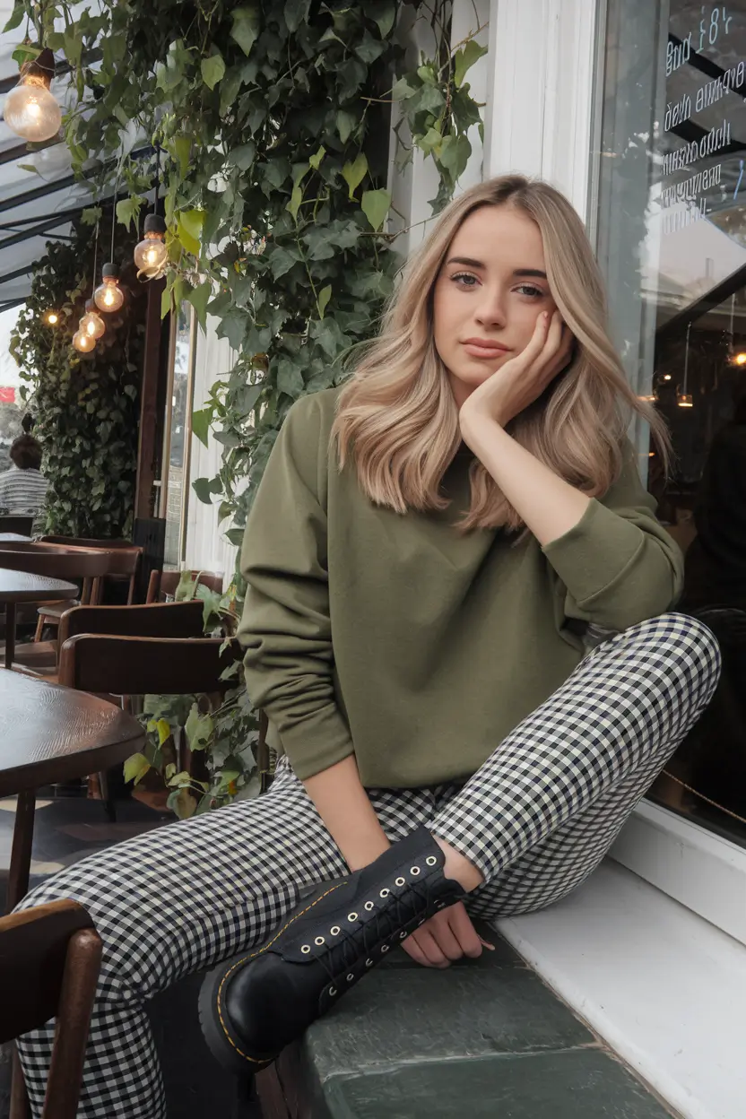 everyday fall outfits ideas 2025 Playful Patterns with Fall Attitude