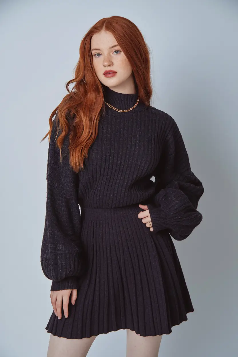 fall fashion outfits ideas 2025 Cozy All-Black Pleats