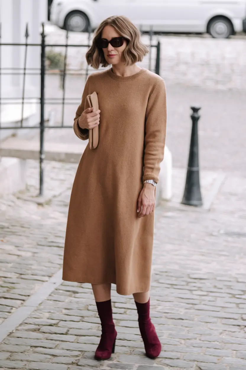 fall fashion outfits ideas 2025 Cozy Sophistication in Earth Tones