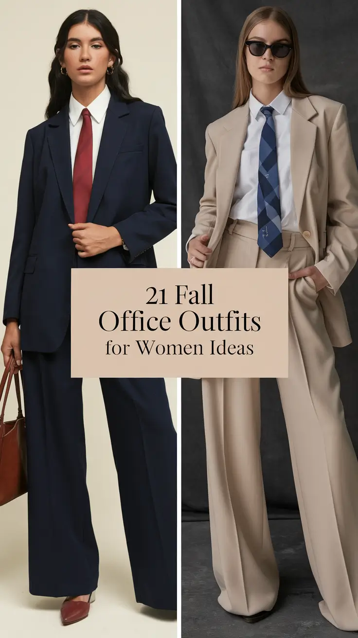 Fall Office Outfits for Women Ideas 2025 – Business Casual to Chic Looks