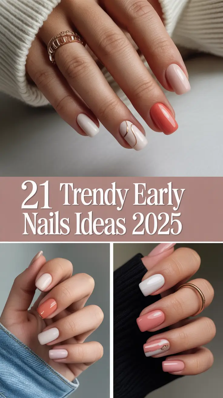 Trendy Early Fall Nails Ideas 2025: Cute Colors, Shapes & Inspo