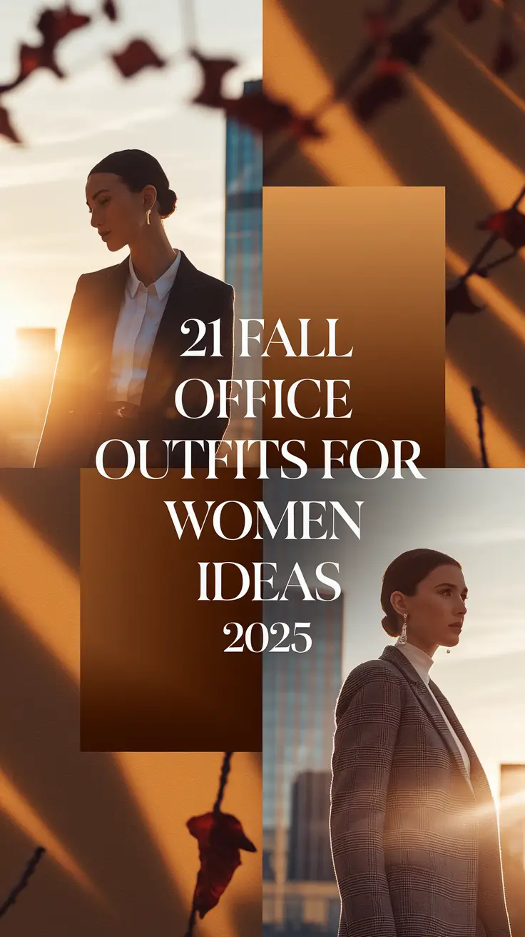 Fall Office Outfits for Women Ideas 2025 – Business Casual to Chic Looks