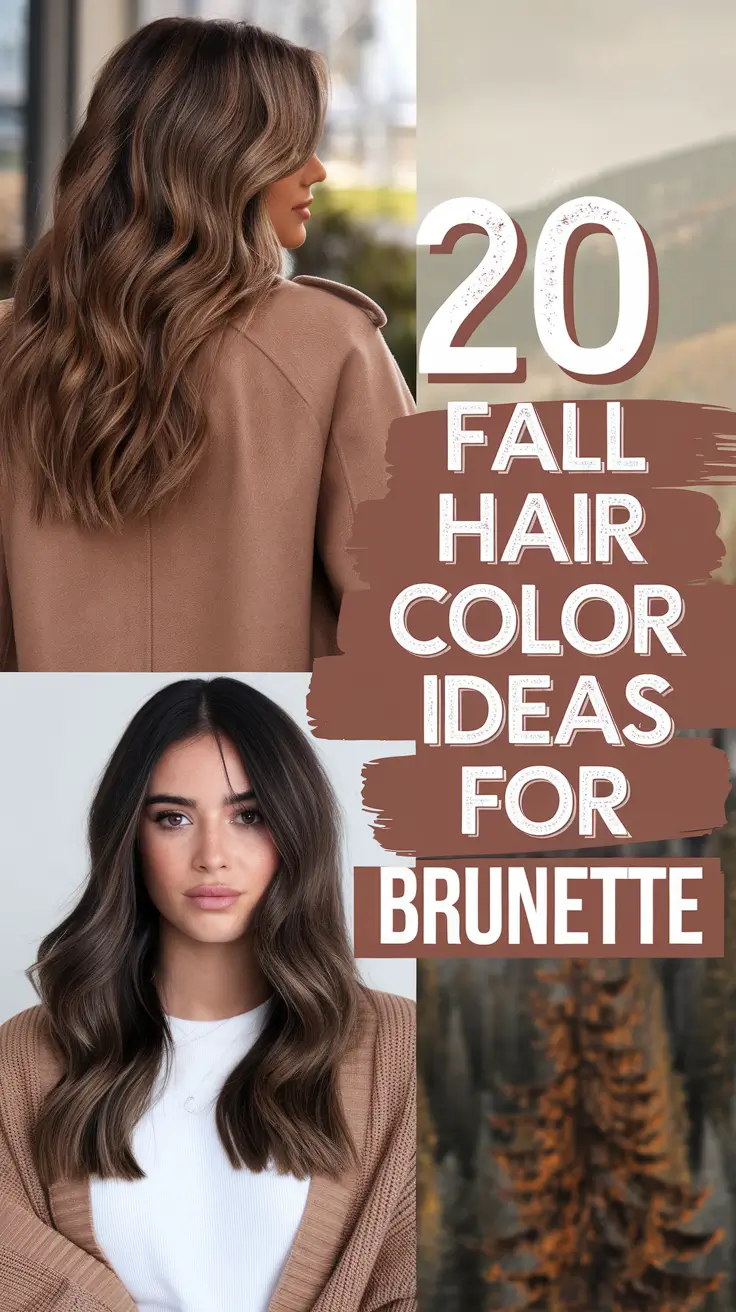 Fall Hair Color Ideas for Brunette 2025: Balayage, Highlights & Dimension for Every Style