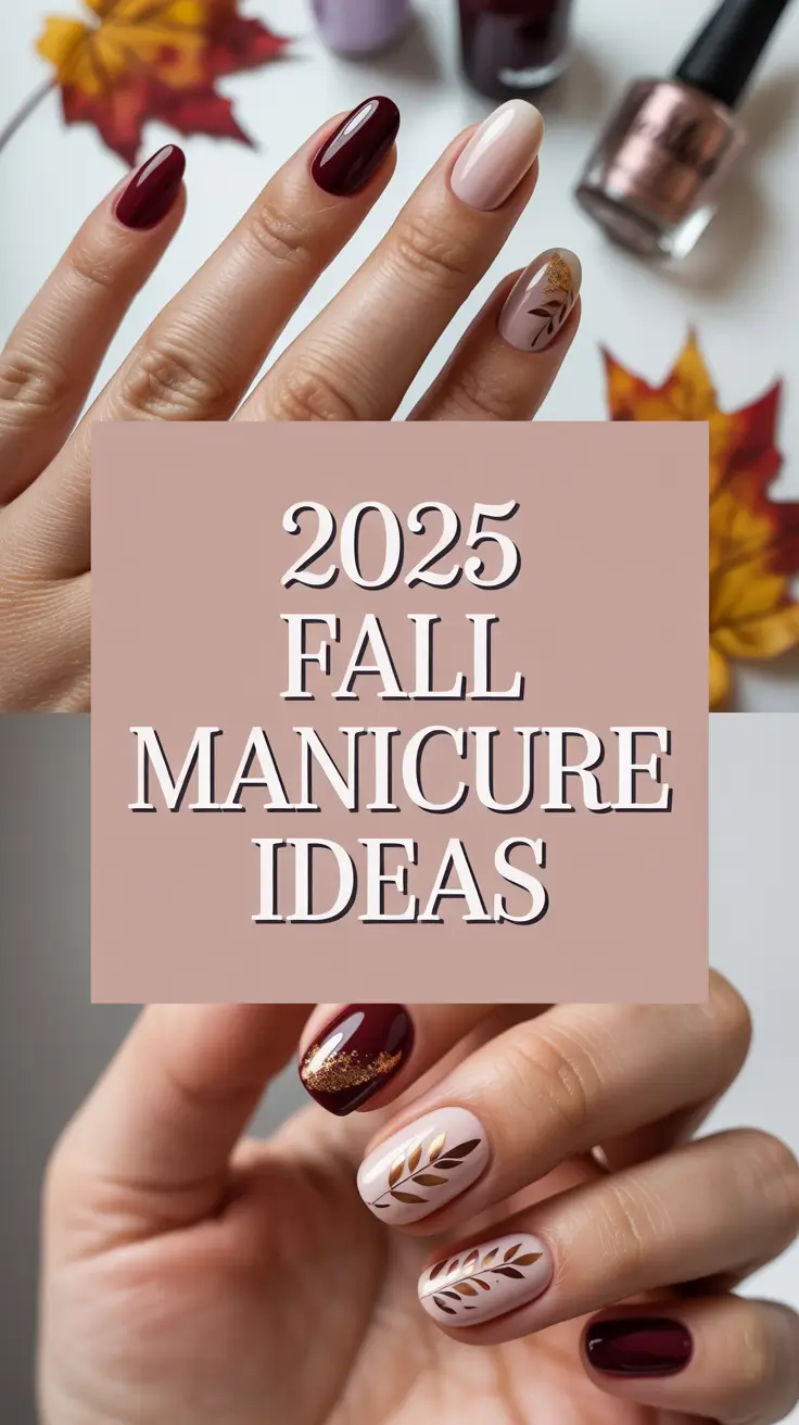 2025 Fall Manicure Ideas to Try This Season – From Classy Reds to Natural Greens