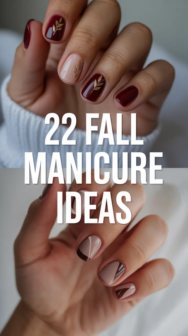 2025 Fall Manicure Ideas to Try This Season – From Classy Reds to Natural Greens