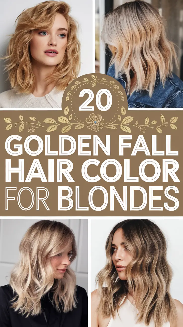 Golden Fall Hair Color for Blondes in 2025 – Trendy Balayage & Caramel Ideas
