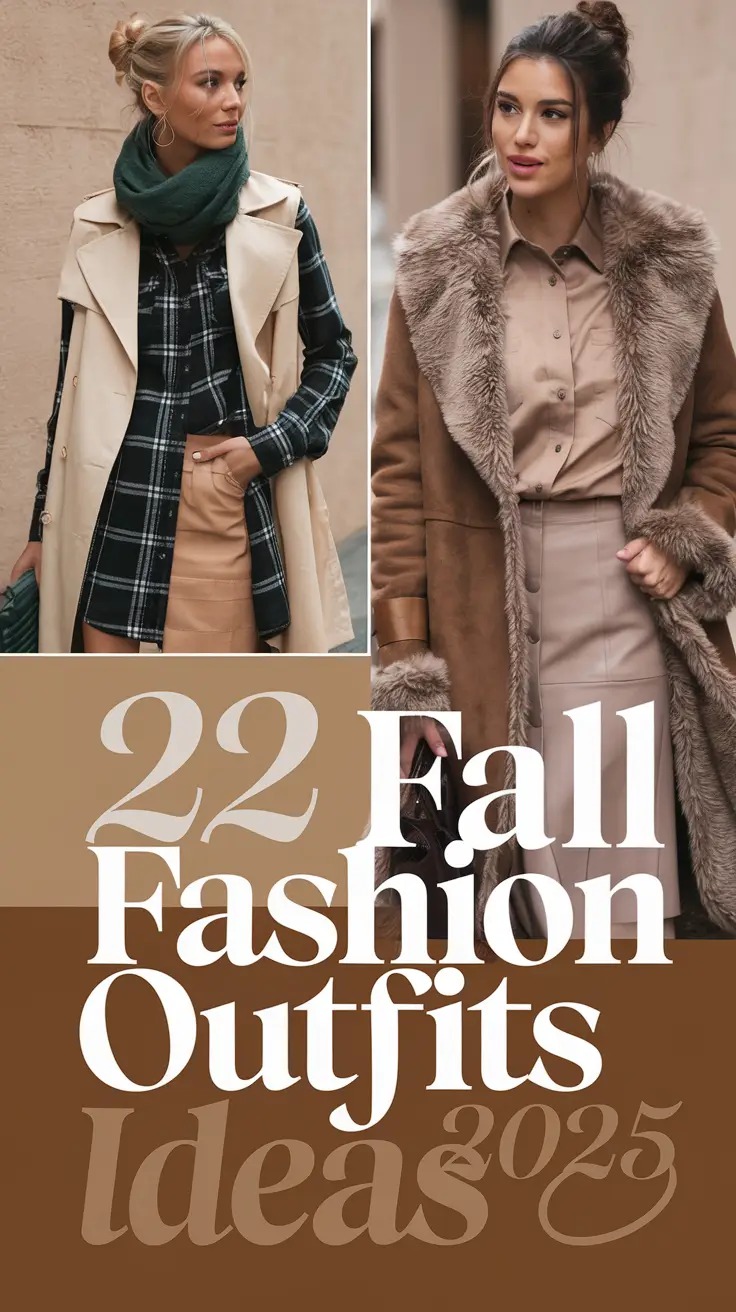 Fall Fashion Outfits Ideas 2025: Casual Autumn Street Style Chic Looks to Try