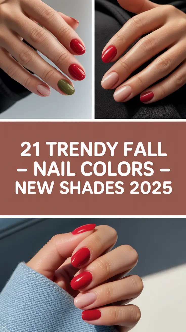Trendy Fall Nail Colors – New Shades 2025: Bold & Chic Autumn Gel Designs