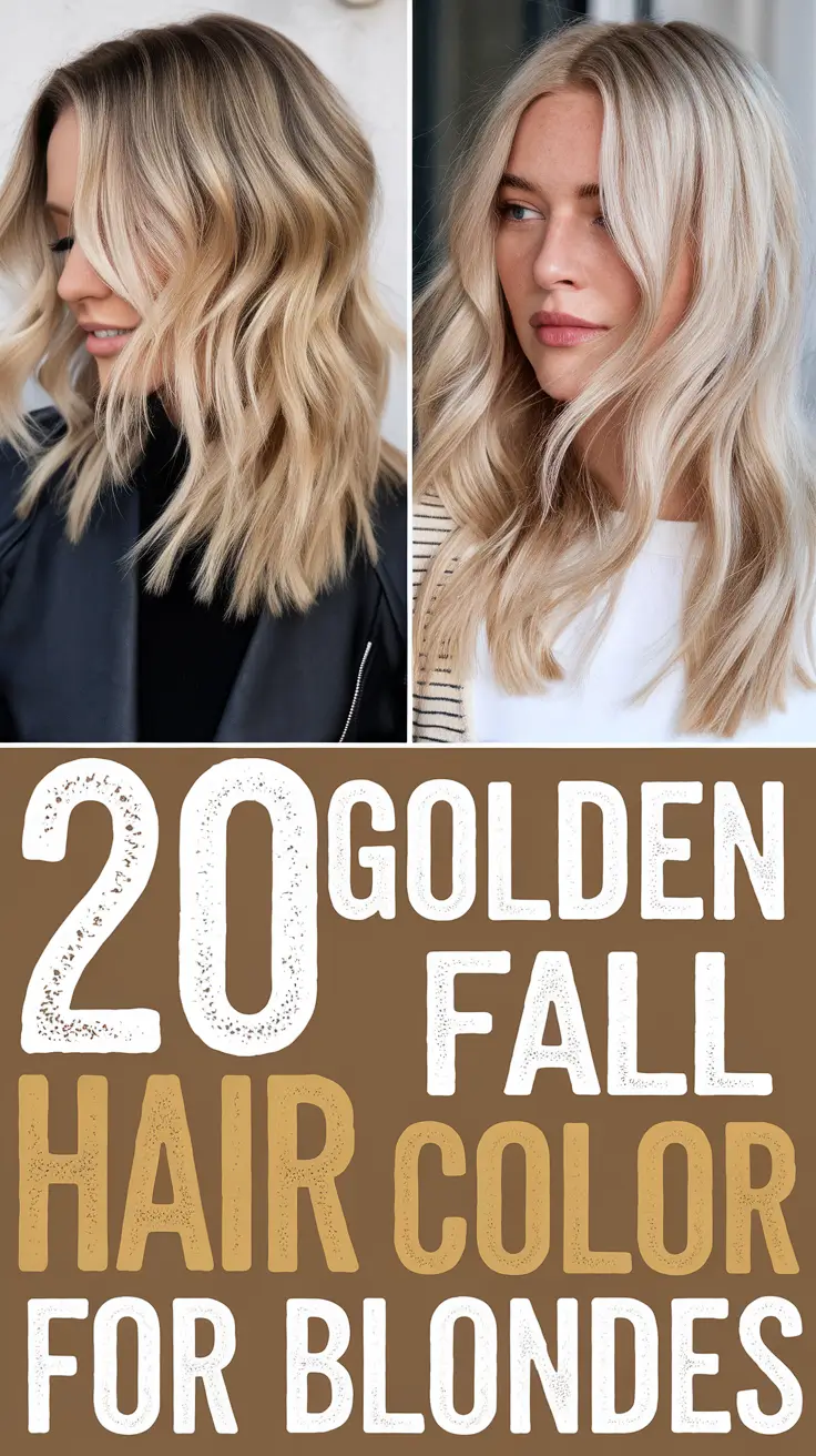 Golden Fall Hair Color for Blondes in 2025 – Trendy Balayage & Caramel Ideas