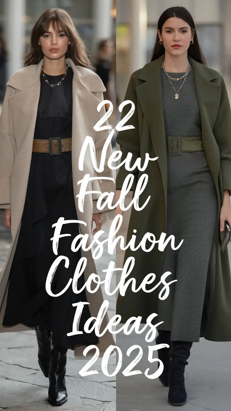 22 New Fall Fashion Clothes Ideas 2025: Stylish Color Palettes & Outfits for the Season