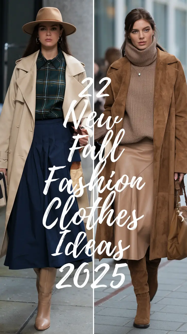 22 New Fall Fashion Clothes Ideas 2025: Stylish Color Palettes & Outfits for the Season
