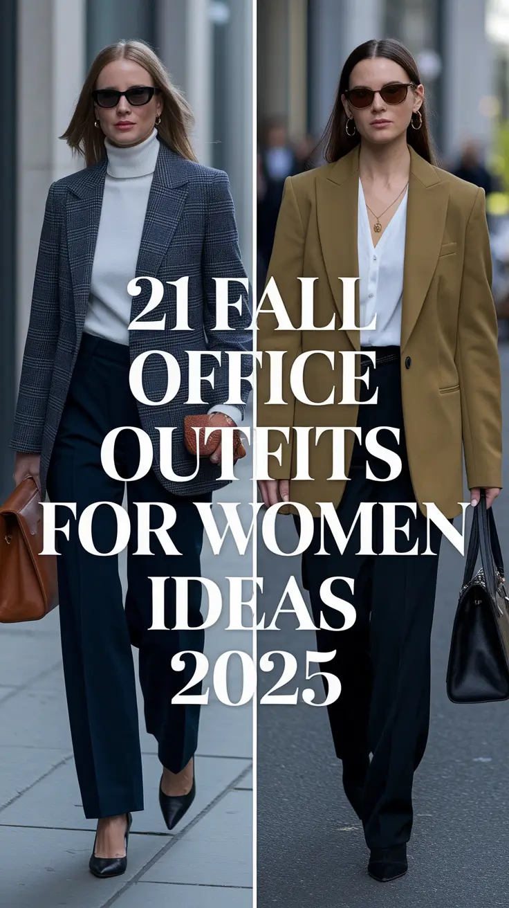 Fall Office Outfits for Women Ideas 2025 – Business Casual to Chic Looks
