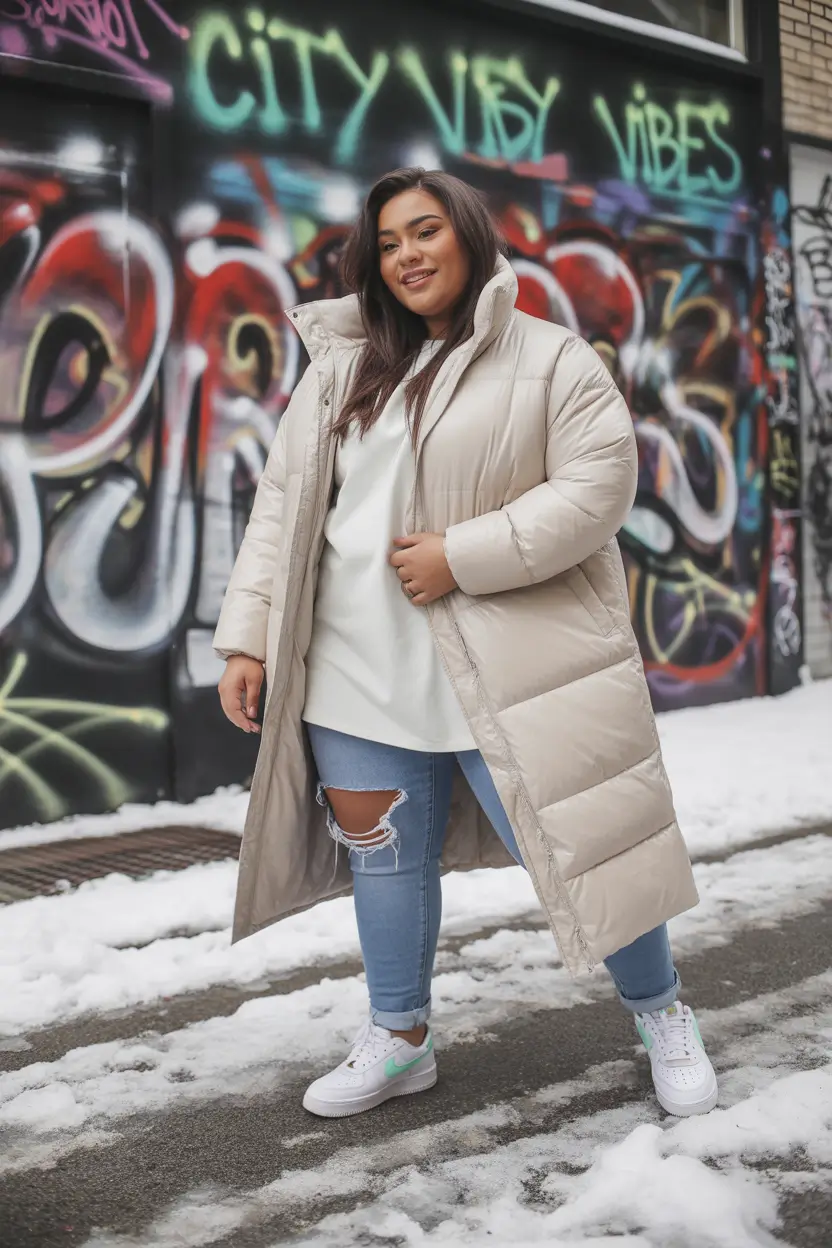 Capsule Wardrobe Guide Winter 2025-2026 Plus Size Effortless Neutrals with Street Vibe