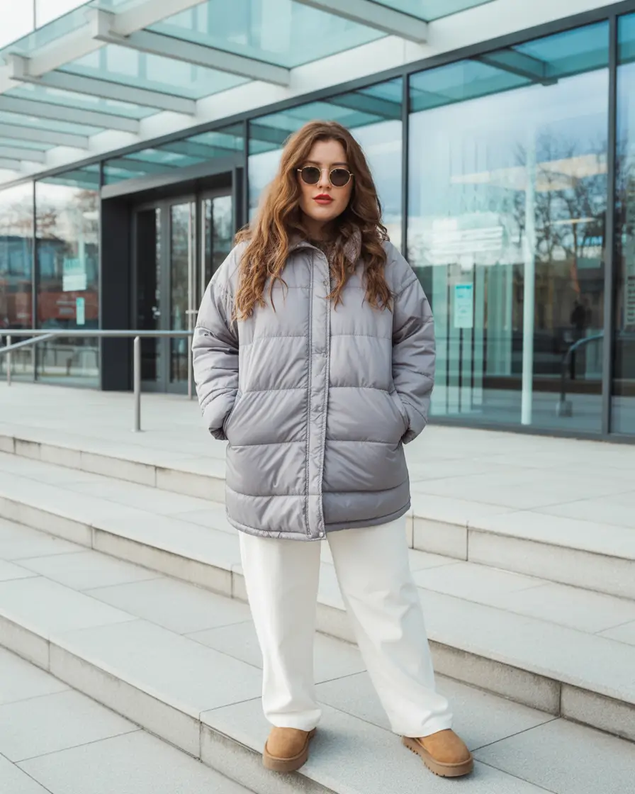 Capsule Wardrobe Guide Winter 2025-2026 Plus Size Minimalism in Grey and White