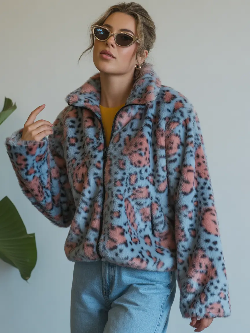 Casual Outfits for Winter 2025–2026 Playful Leopard in Pastel Hues