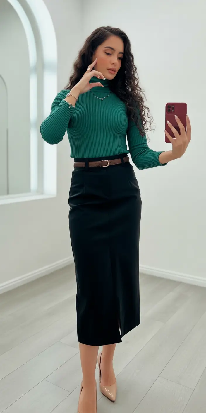 Casual Outfits for Winter 2025–2026 Emerald Green Business Smart