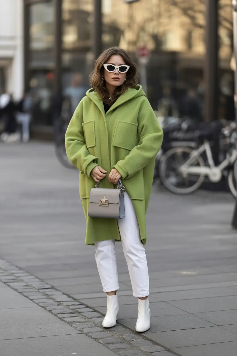 Casual Outfits for Winter 2025–2026 Lime Green Freshness