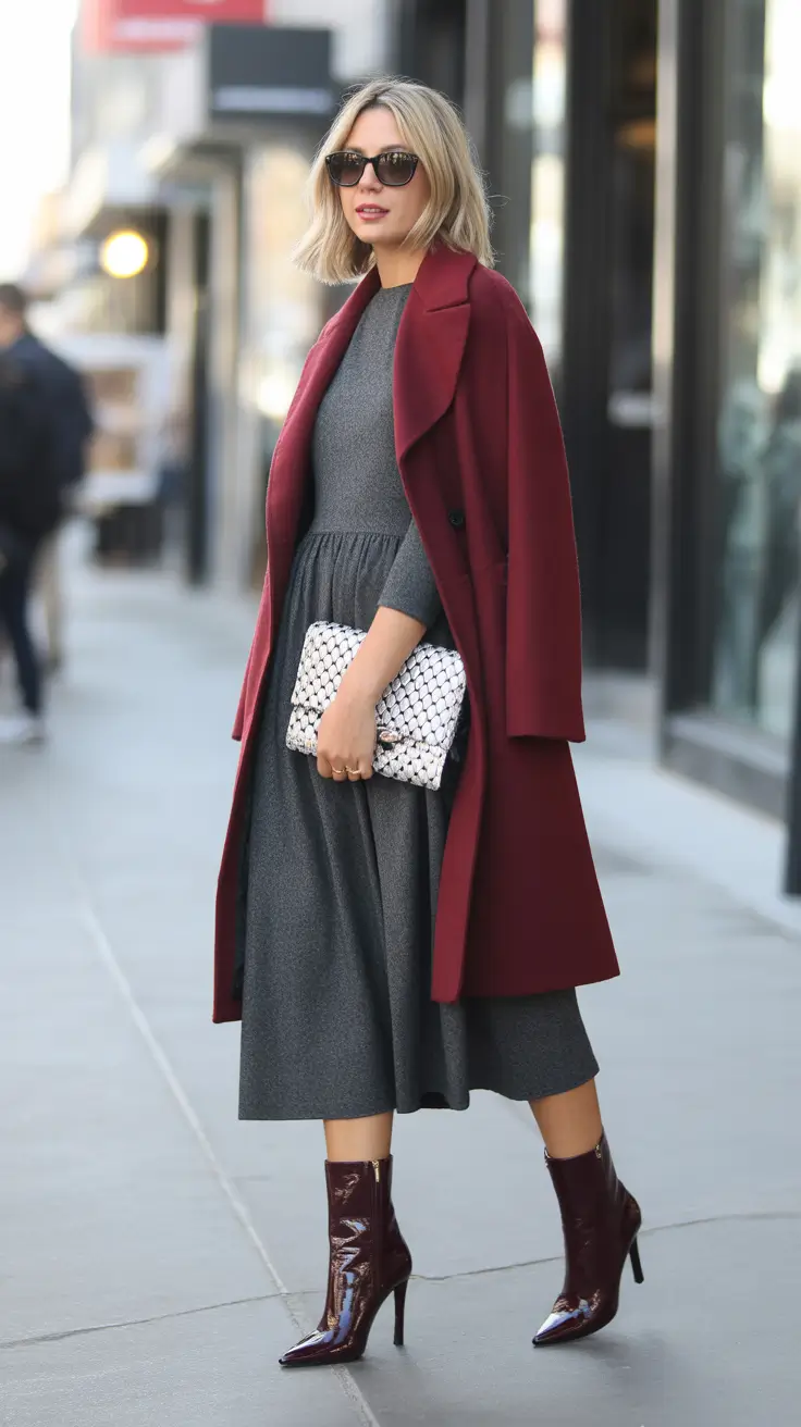 cozy-outfits-to-wear-in-november-2025-Burgundy-&-Grey-Classic