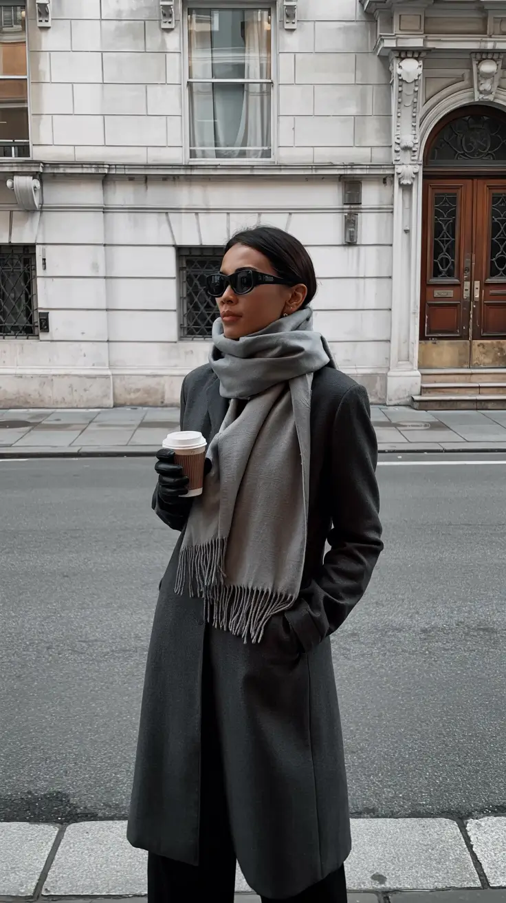 Early Winter Fashion Outfits 2025 Chic Minimalism in Dark Elegance