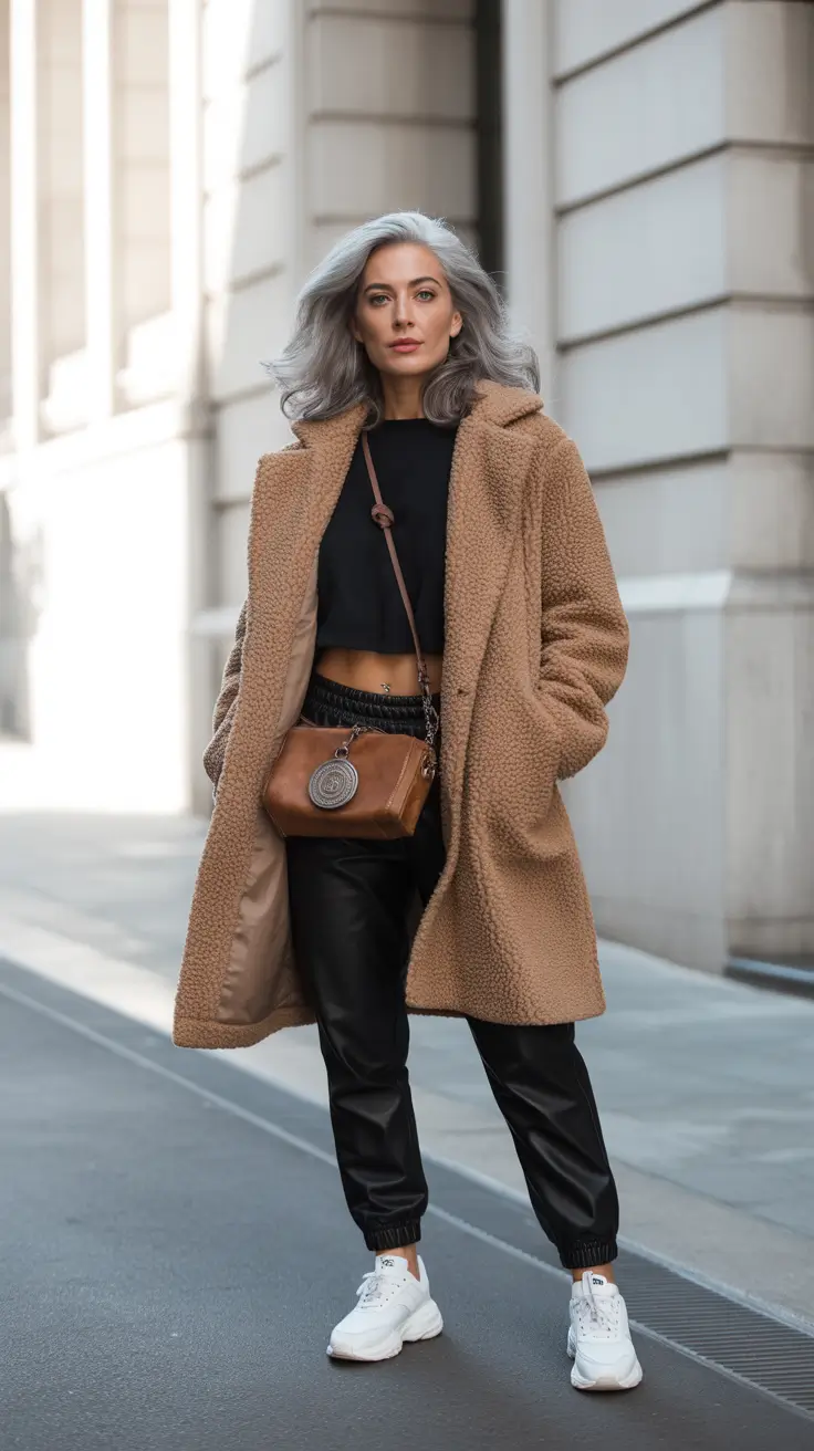Everyday Cozy Outfits for Winter 2025 / 2026 Teddy Coat Street Edge