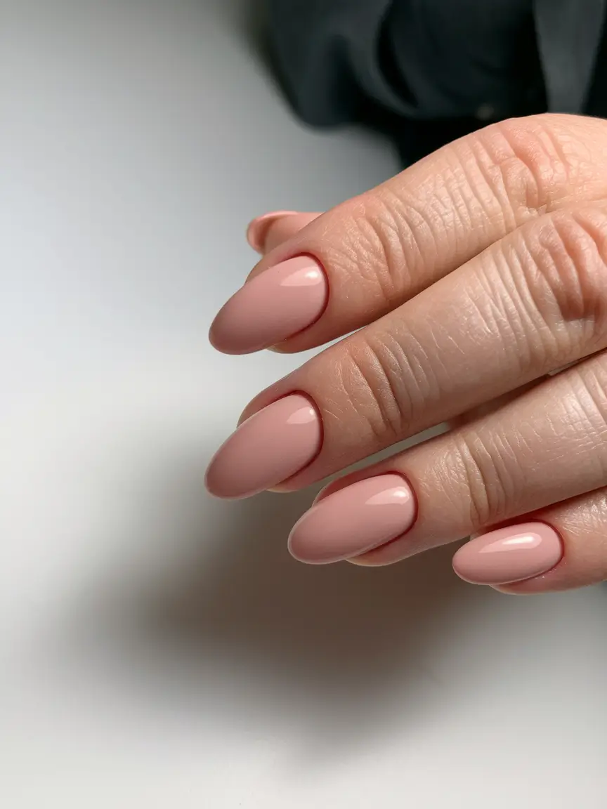 Fall Nail design for October 2025 Soft Neutral Elegance