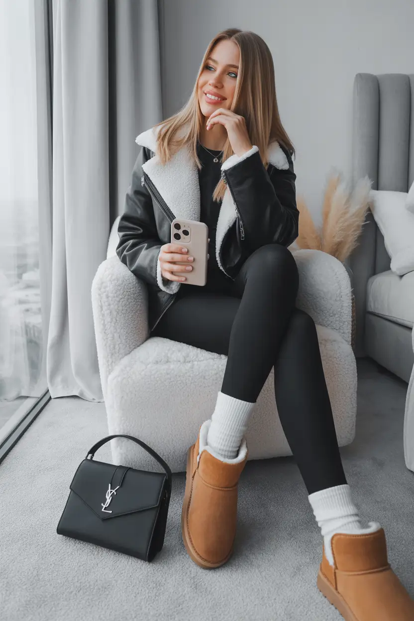 Winter 2025-2026: Cozy Chic with Shearling and Warm Tones