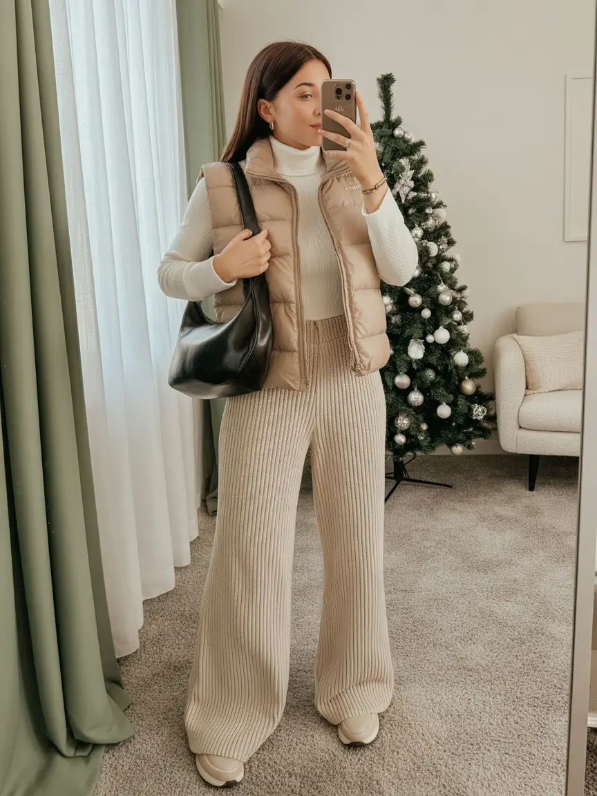Fashion Inspo for Winter 2025 - 2026 Soft Neutrals with Knitted Comfort
