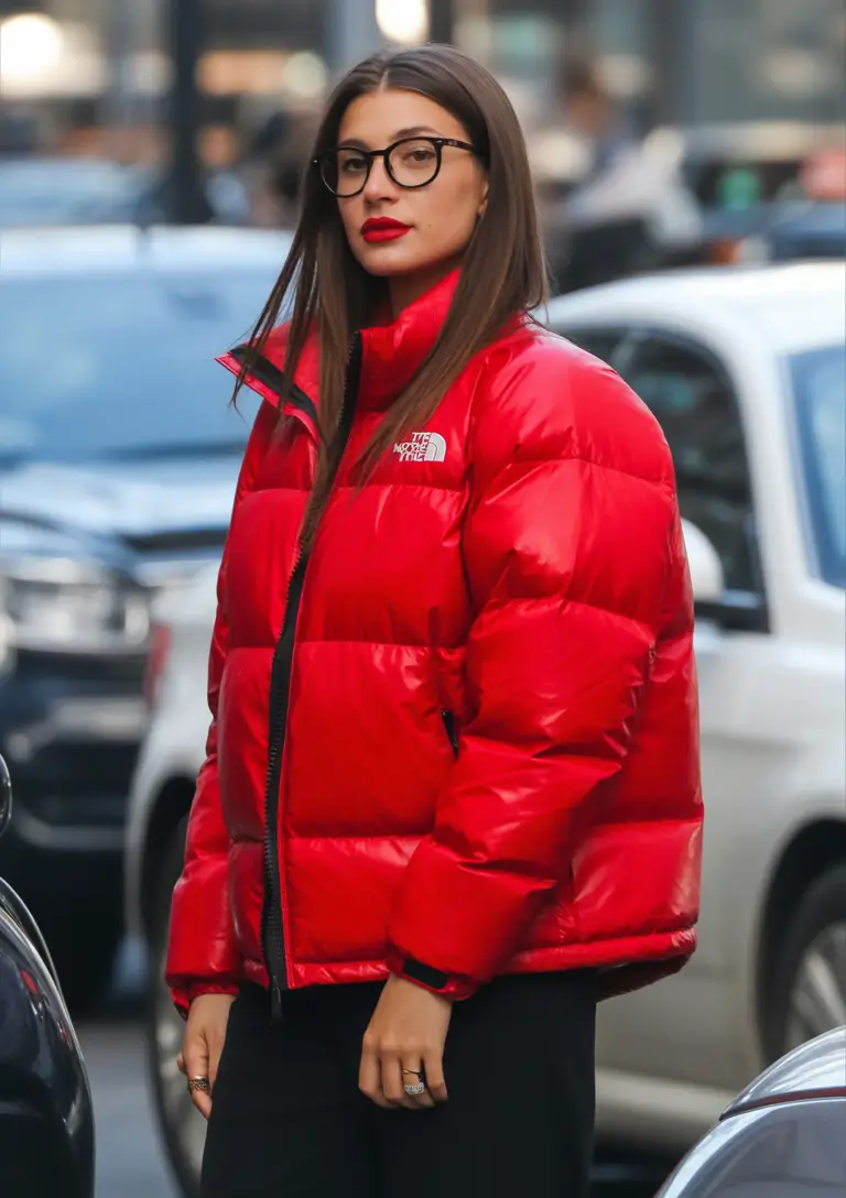Fashion Inspo for Winter 2025 - 2026 Urban Red Puffer Statement