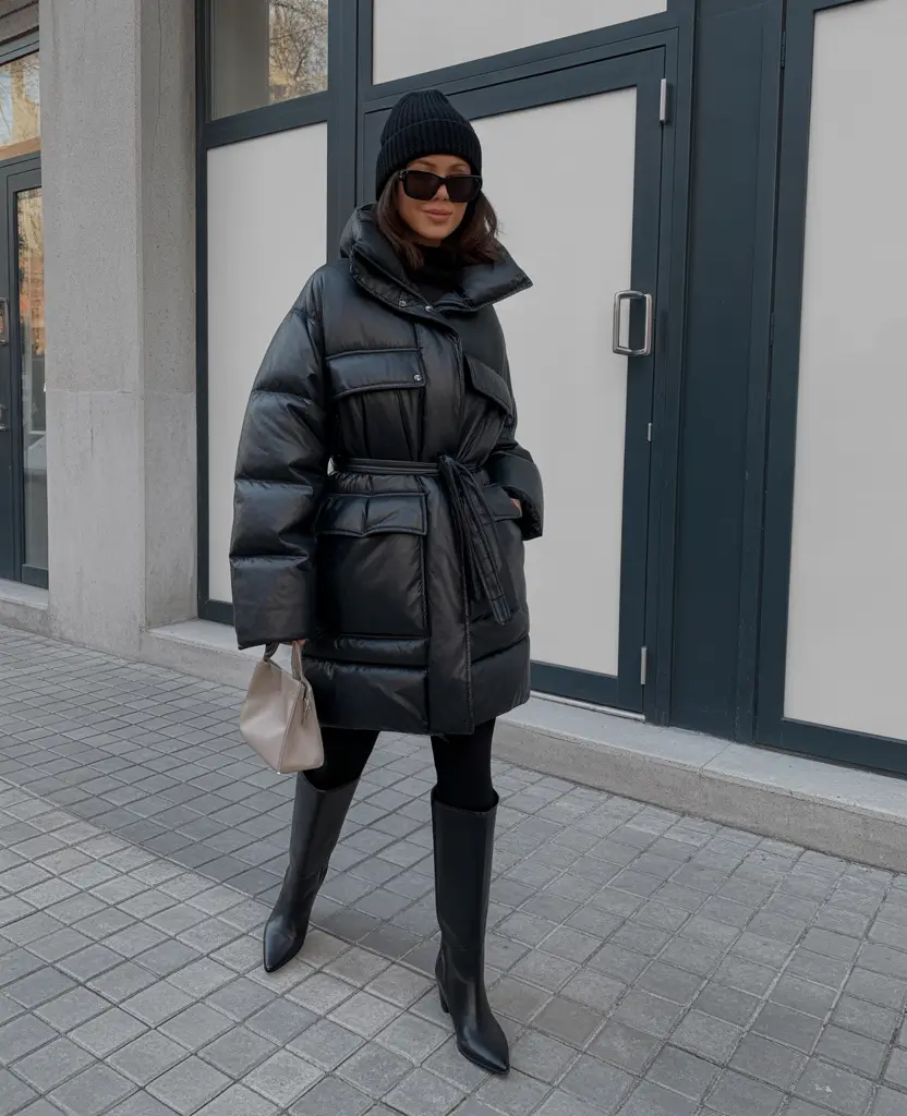 Fashion Inspo for Winter 2025 - 2026 All-Black Street Edge