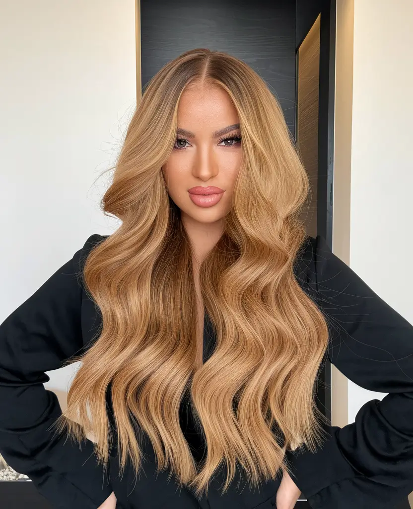 Haircuts to Try in October 2025 Golden Honey Waves