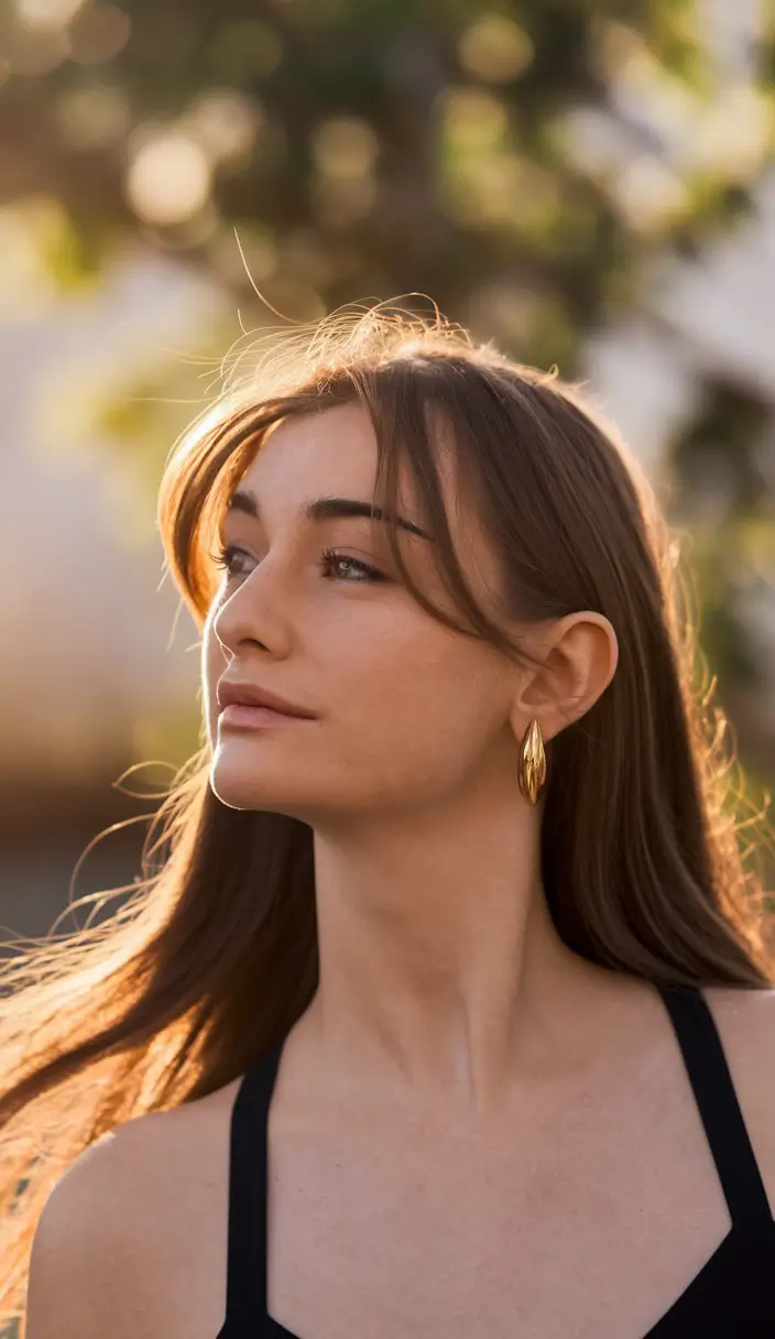 Haircuts to Try in October 2025 Light Brown with Wispy Bangs