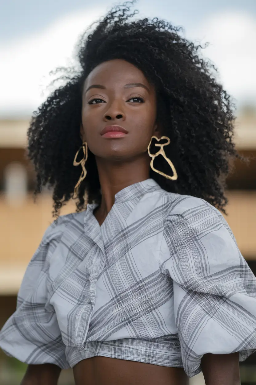 Hairstyles for Black Women Winter 2025-2026 Defined Natural Curls with Volume