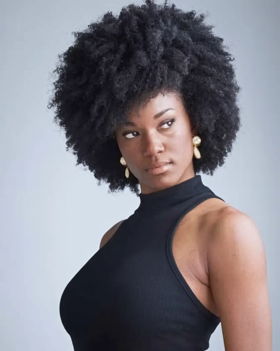Hairstyles for Black Women Winter 2025-2026 Classic Afro Crown