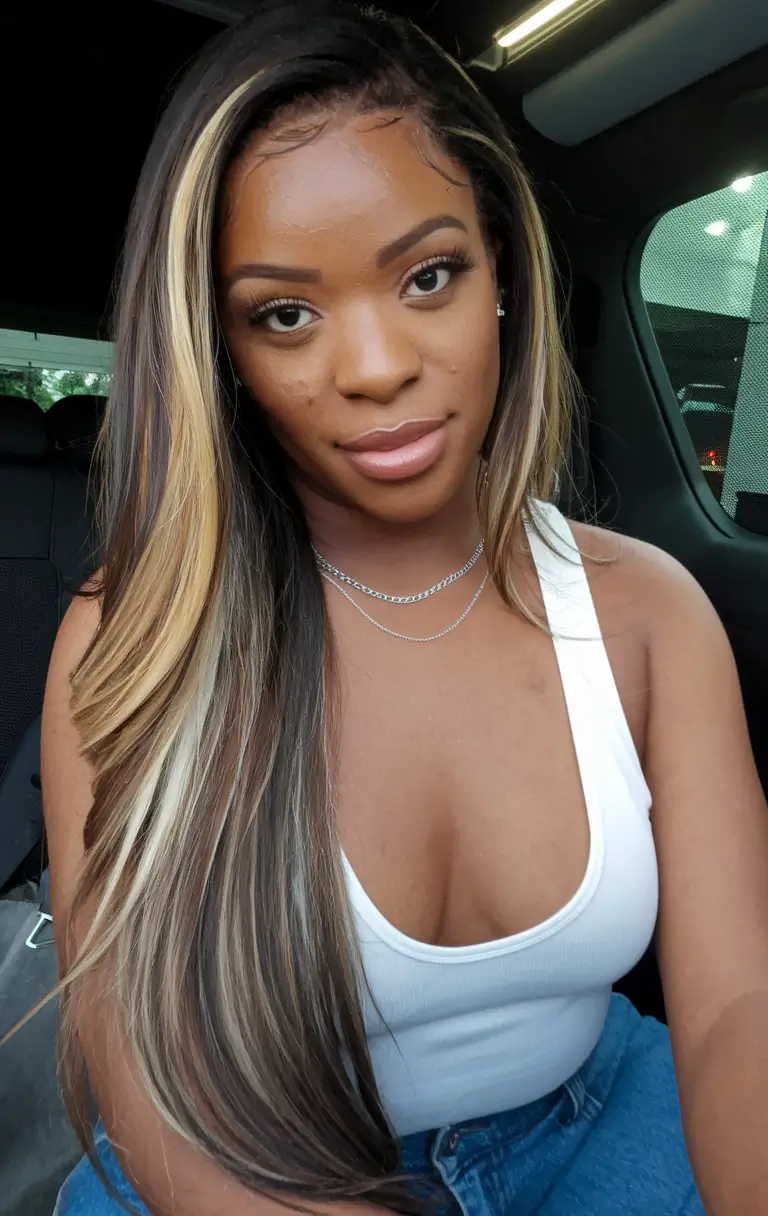 Hairstyles for Black Women Winter 2025-2026 Extra-Long Blonde Highlights