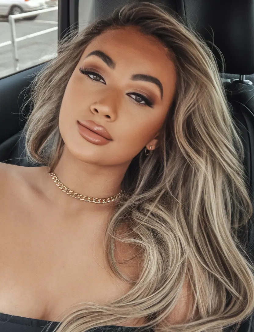 October 2025 Fall Hair Color Trends Ash Blonde Luxe Waves