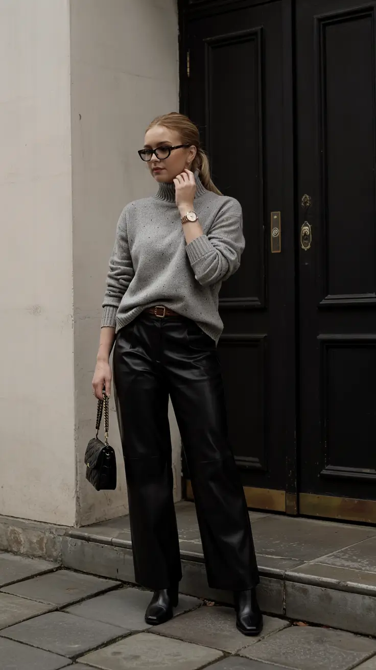 Outfit Inspiration for Winter 2025 / 2026 Monochrome Gray Elegance