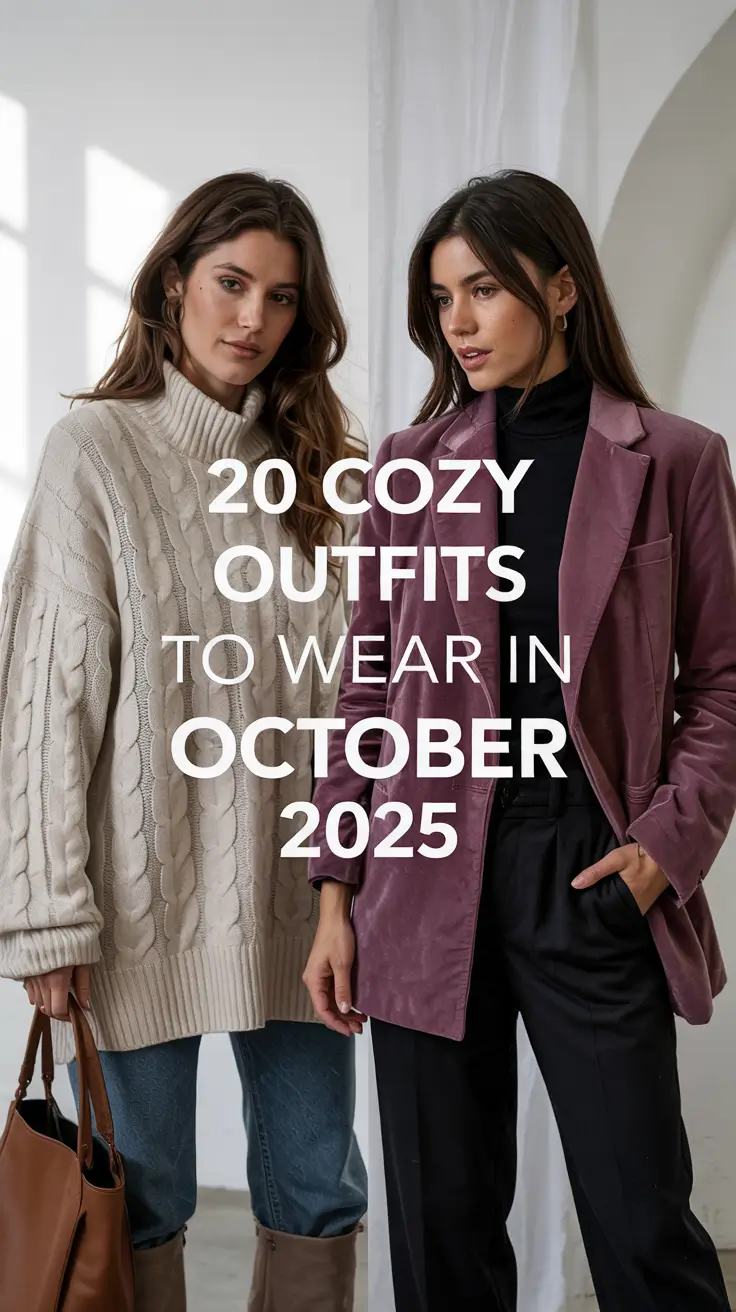 Cozy Outfits to Wear in October 2025: Chic & Warm Looks for Every Occasion