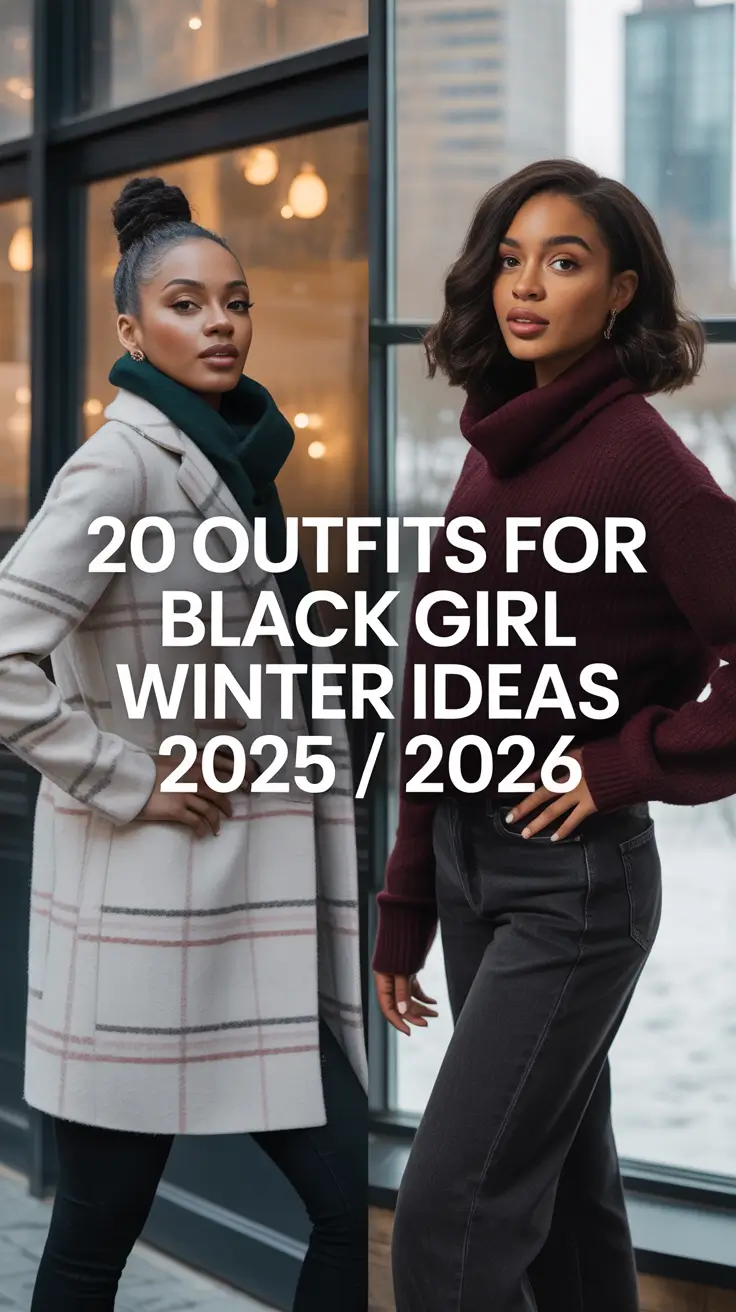 Outfits for Black Girl Winter Ideas 2025 / 2026: Stylish Looks for Cold Days