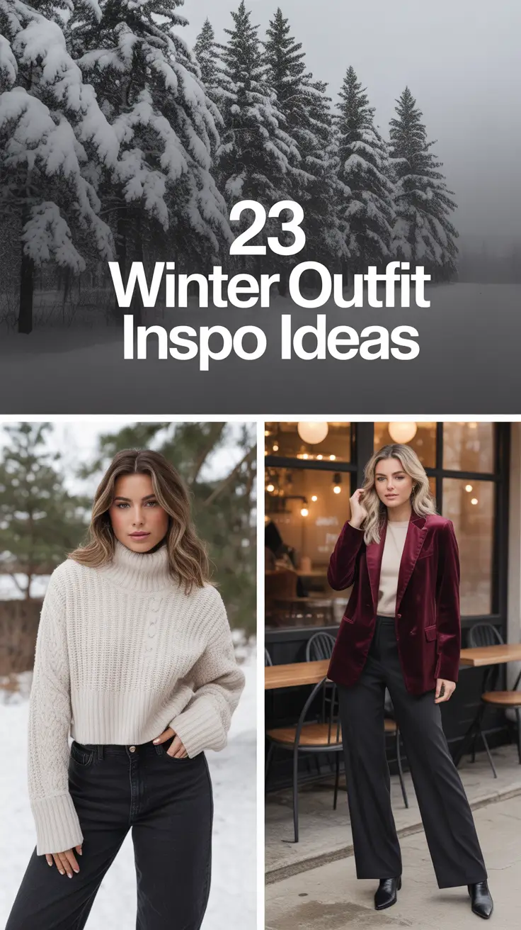Winter Outfit Inspo Ideas 2025 / 2026: Street Style & Casual Chic Looks