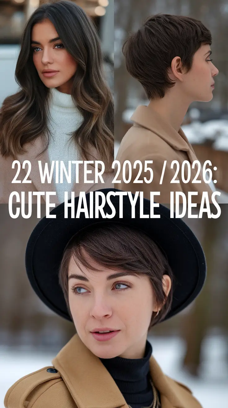 Winter 2025 / 2026: Cute Hairstyle Ideas for Every Look