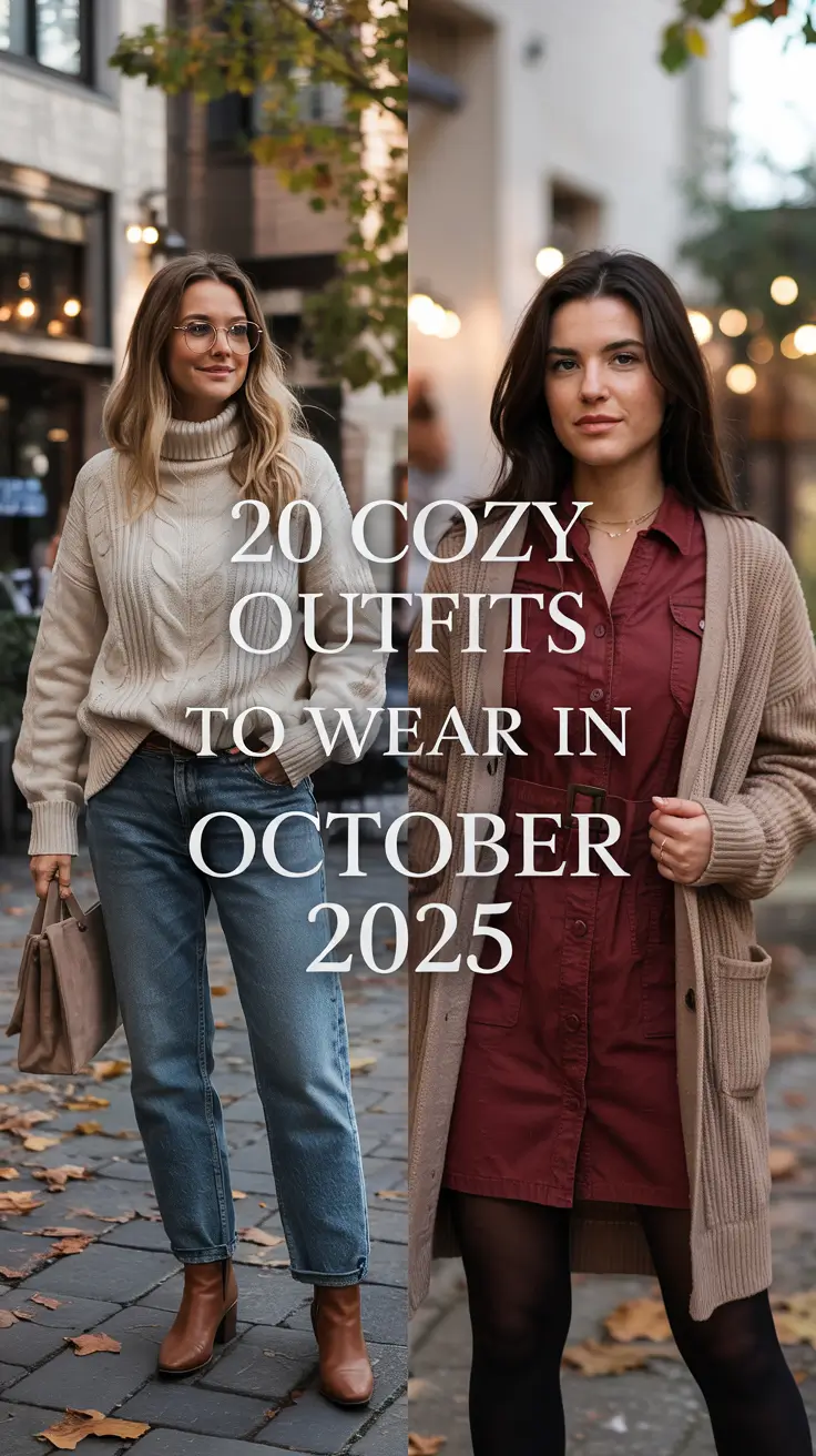 Cozy Outfits to Wear in October 2025: Chic & Warm Looks for Every Occasion