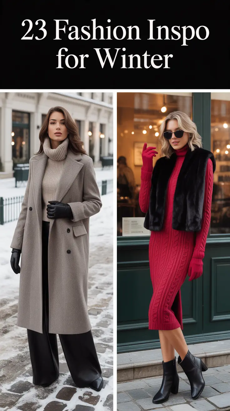 Fashion Inspo for Winter 2025 – 2026: Classy & Casual Outfits for Women