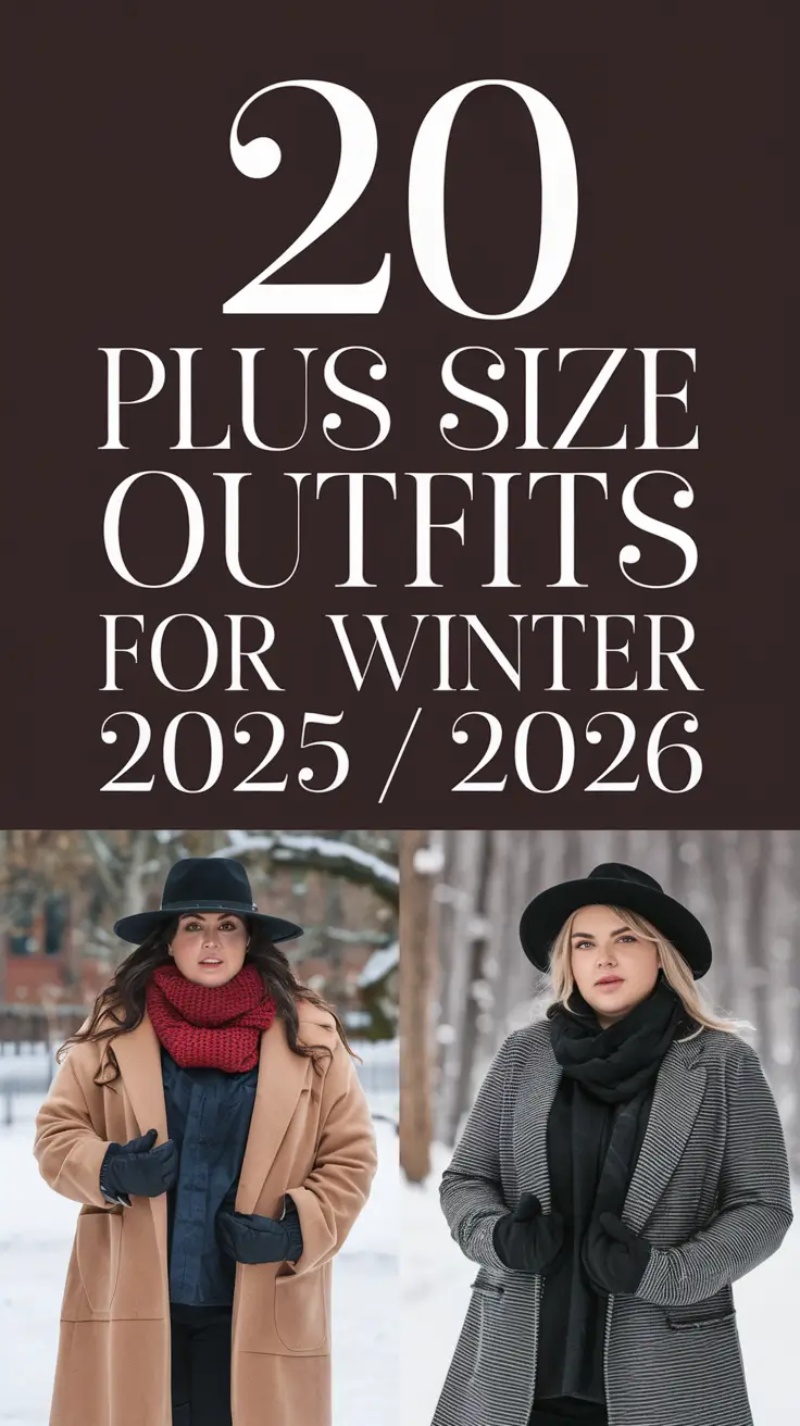 Plus Size Outfits for Winter 2025 / 2026: Trendy & Elegant Inspiration for Women