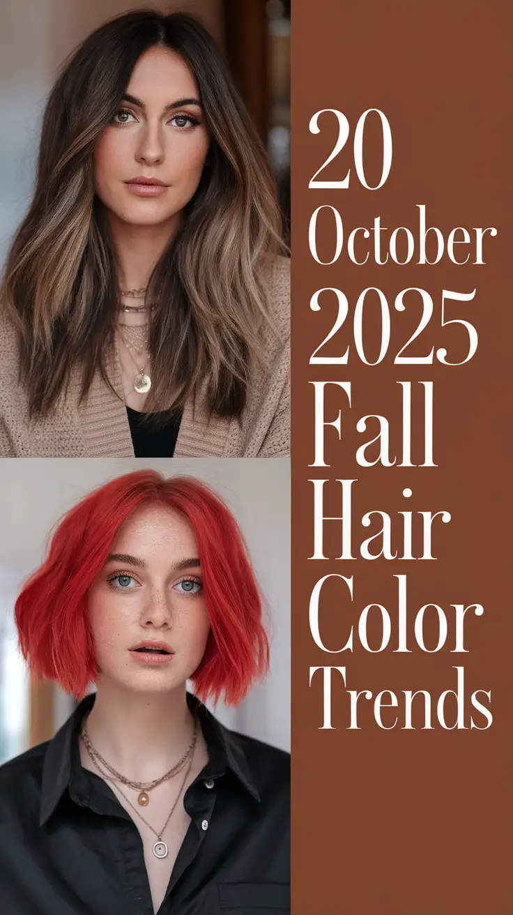 October 2025 Fall Hair Color Trends: Fresh Ideas for Blondes, Brunettes & More