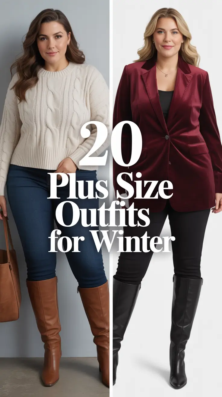Plus Size Outfits for Winter 2025 / 2026: Trendy & Elegant Inspiration for Women