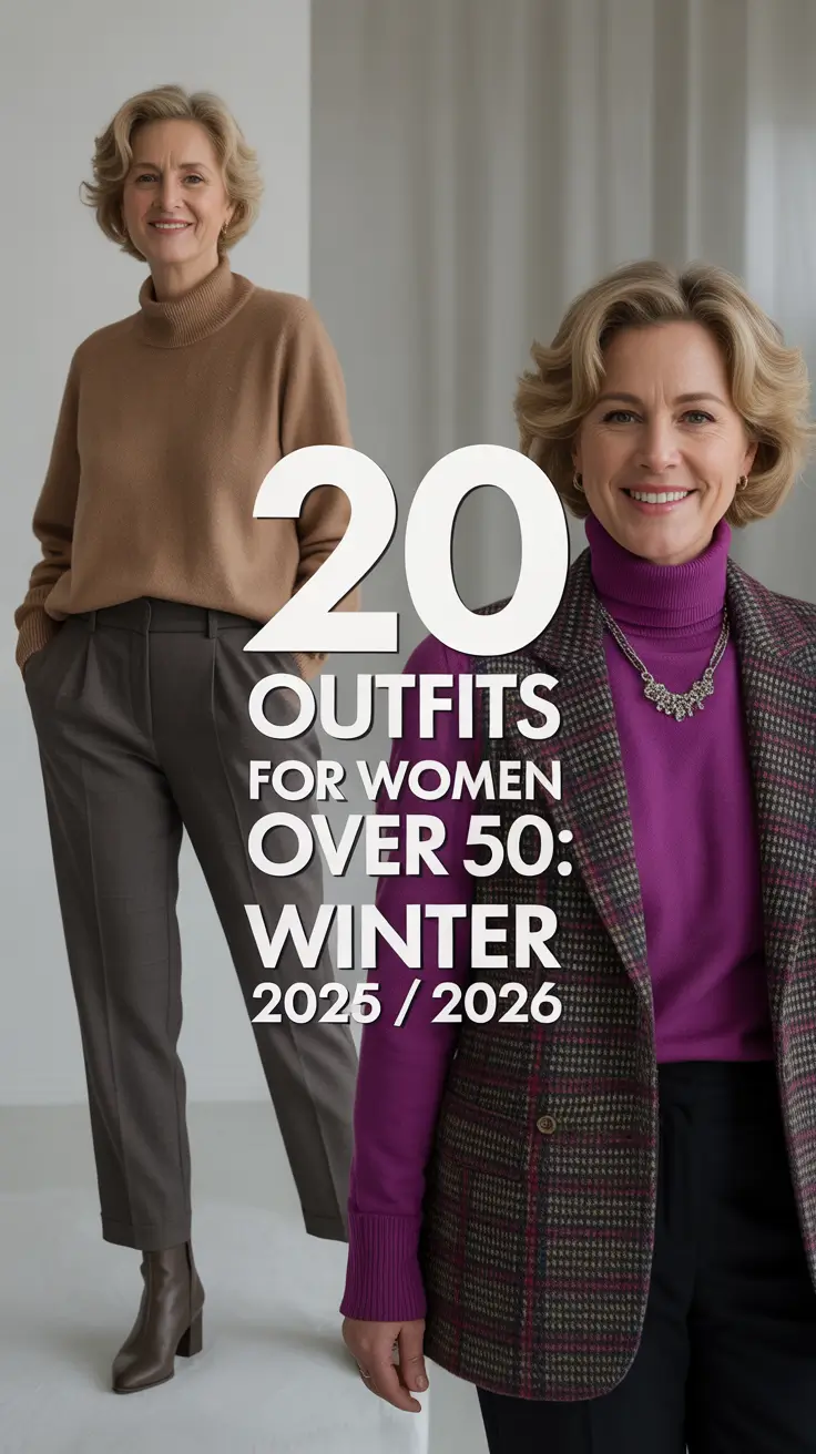 Outfits for Women Over 50: Winter 2025 / 2026 – Classy & Stylish Looks