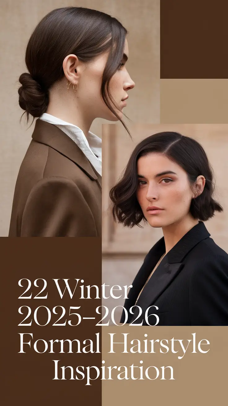 Winter 2025–2026 Formal Hairstyle Inspiration: Cute, Easy & Elegant Looks for Every Hair Length